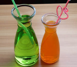 Bouteille de boisson en verre de 350 à 1000 ml, non plastique, style <span class=keywords><strong>turc</strong></span>, design rond, sérigraphie, origine Jiangsu - Product Image 4