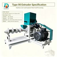 Machine extrudeuse à vis simple pour aliments pour animaux, maïs et soja, extrudeuse à soufflage pour la fabrication de granulés d'aliments pour animaux, CE ISO