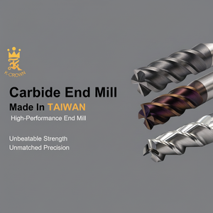 <b>Tungsten</b> Carbide 4 Flutes Mold Machining Cutter AlTin Coated OEM/ODM - Product Image 1