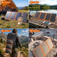 Panneau solaire pliable 30W SPB30W, chargeur solaire portable pour le camping en plein air, les voyages, la recharge de batterie de secours en cas d'urgence