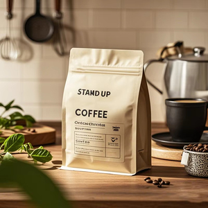 Sacchetti Personalizzati Richiudibili <span class=keywords><strong>per</strong></span> Caffè 100g 500g, Buste in Plastica Mylar <span class=keywords><strong>per</strong></span> Confezionamento, Sacchetti <span class=keywords><strong>per</strong></span> Proteine in Polvere e Caffè - Product Image 4