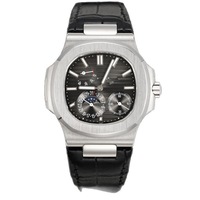 Montre mécanique pour homme 5711 pour série 5712 Hand Grenade, cadran lumineux carré, acier inoxydable