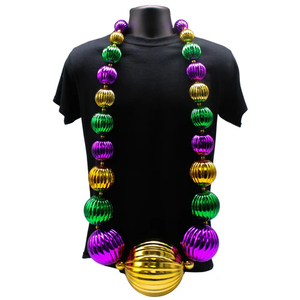 Collane Di Perline Mardi Gras 76 Cm – 48 Pezzi In 8 Colori Per Feste, Parate E Decorazioni