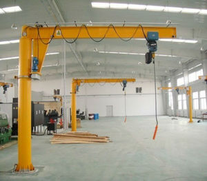 Linh hoạt khớp nối trụ cột coumn xoay JIB Crane với tích hợp thông minh Palăng điện - Product Image 4