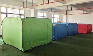 Carpa de Evacuación (Carpa Modular) Azul, Carpa Modular Interior para Emergencias, Carpa Portátil y Móvil para Refugiados, Cubo KM-11 para Desastres - Product Image 4