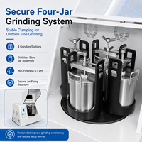 Broyeur à billes planétaire vertical haute efficacité TENCAN XQM pour poudre nano ultra-fine, machine de broyage à sec et humide sous vide