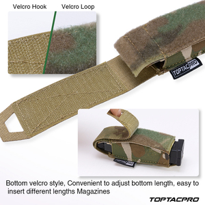Toptacpro Custom Tactisch Lasersnijden Camo Magazijn Draagtas Taille Riem Enkele Mag <span class=keywords><strong>Holster</strong></span> Enkel Magazijn Zakje 9Mm - Product Image 3