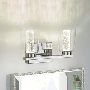 High Quality 2/3/4/5 <strong>Lights</strong> K9 Crystal Wall Lamps Home Luxury <strong>Bathroom</strong> Vanity <strong>Light</strong> Moder 3cct Dimming Led Glass Wall <strong>Light</strong>