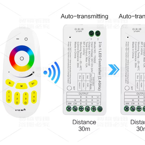 <span class=keywords><strong>2025</strong></span> giá mới 2.4 Gam <span class=keywords><strong>LED</strong></span> không dây dimmer điều khiển DC12-24V 3 ra 1 4 kênh cho dải ánh sáng 2.4 Gam <span class=keywords><strong>WIFI</strong></span> <span class=keywords><strong>LED</strong></span> dimmer - Product Image 1