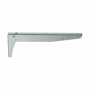 Staffa pieghevole in acciaio zincato bianco 300 mm per scaffali da Garage articolo 1388 SIPA - Product Image 2