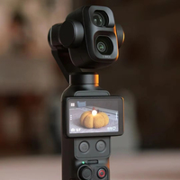 Cámara con Gimbal de Doble Lente Osmo Pocket 4P, Formato de Bolsillo, CMOS de 1 Pulgada, para Viajes, Vlogs y Transmisión en Vivo
