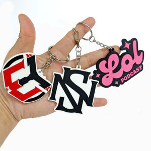 促销标志钥匙扣流行产品2025新品商务礼品套装定制纪念品聚氯乙烯钥匙扣中国销售 - Product Image 6