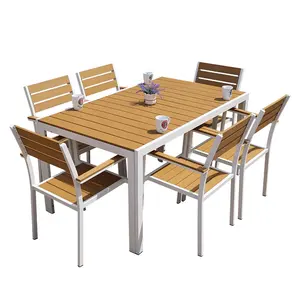 Stackable garden chair with dining table set patio furniture garden set outdoor furniture set