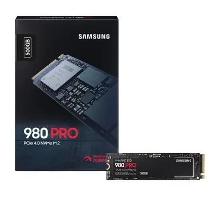 Samsung-unidad de estado sólido SSD 980PRO, 512GB, M.2, PCIE4.0, NVME, MZ-V8P500BW