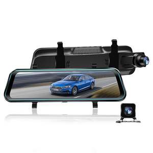 กล้องติดรถยนต์รุ่นใหม่ Hisilicon Ultra HD 2K 2560*1440P กล้องบันทึกการขับขี่ DVR หน้าจอ 10 นิ้ว IPS 1080P กล้องมองหลังแบบกระจกมองหลัง - Product Image 1