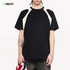 T-Shirt <span class=keywords><strong>Vintage</strong></span> Y2K Personalizzata a Due Tonalità, Oversize da Uomo, Manica Corta, Collo Tondo, 100% Cotone 230g Ecologico - Product Image 1