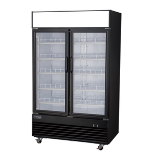 Réfrigérateur professionnel à Double porte <span class=keywords><strong>en</strong></span> verre, réfrigérateur vertical pour boissons - Product Image 4