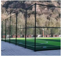 Valla Económica para Estadios Deportivos con Orificios en Forma de Diamante y Malla de Alambre de Alta Elasticidad para Escuelas Deportivas