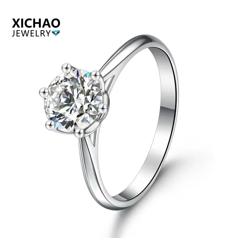 अच्छी गहने शादी की अंगूठी लैब हीरा उच्च गुणवत्ता वाली आईजी हीरा की अंगूठी महिलाओं के लिए कस्टम सगाई