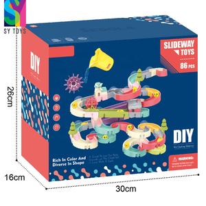 Jouets <span class=keywords><strong>de</strong></span> <span class=keywords><strong>bain</strong></span> SY Glissière à billes aquatiques qui collent au mur <span class=keywords><strong>de</strong></span> la baignoire pour les tout-petits et les enfants - Product Image 6