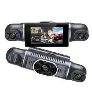 3 in 1 triple lens car dvr Camera 1080P FHD Front interior dual Car Recorder Black Box Triple Lens in one Camera Dash Cam