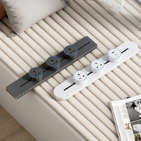 Prise murale multifonctionnelle FIKO avec USB et type-C pour cuisine, bureau, rail mobile, compatible Royaume-Uni/UE/États-Unis/Asie du Sud-Est, Brésil, Italie