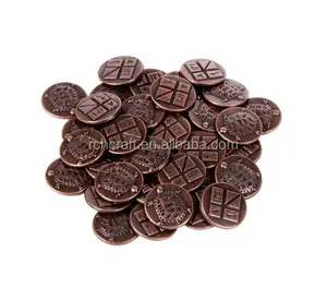 Antique đồng kim loại board game token