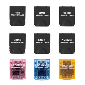 Tarjeta de Memoria Flash de 4mb 8mb 16MB 32MB 64MB 128MB 512MB 1024MB Blanca y Negra para Consola Nitendo Wii y Gamecube - Product Image 3