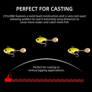 <span class=keywords><strong>Leurre</strong></span> de pêche micro spinner rotatif en métal 5G 10G pour la pêche au bar et à la truite, <span class=keywords><strong>leurre</strong></span> coulant avec lame oscillante pour la pêche en mer - Product Image 3