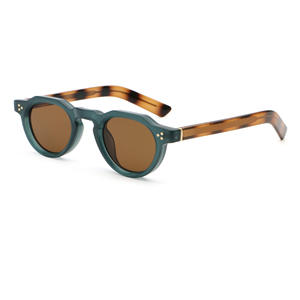 Nouvelles lunettes de soleil polarisées UV380 à monture ronde, texture haut de gamme, style européen et américain, pour le marché transfrontalier - Product Image 1