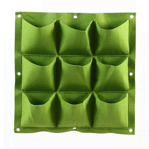 Planteur de jardin <span class=keywords><strong>Vertical</strong></span>, tissu à 9 poches pour <span class=keywords><strong>plantation</strong></span>, sacs de croissance - Product Image 3