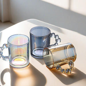 Tasse à café au lait de luxe rétro au design élégant, en verre à bulles à prix abordable, style Instagram, avec tasse à thé de l'après-midi et tasse de niche pour la sieste - Product Image 2