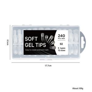 Vente en gros de haute qualité 240 pièces/boîte <span class=keywords><strong>colle</strong></span> souple semi-mate pour <span class=keywords><strong>ongles</strong></span> cercueil à <span class=keywords><strong>ongles</strong></span> à couverture complète <span class=keywords><strong>patch</strong></span> pour <span class=keywords><strong>ongles</strong></span> artificiels - Product Image 6