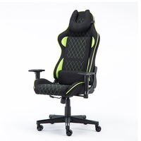 Silla de Oficina Ergonómica de Estilo Racing OEM, Silla de Juego para Computadora con Respaldo Alto Ajustable y Giratoria, Tapizada en Tela