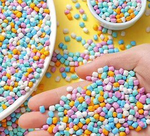Nuevo juguete para niños, arena de piscina, piedra Artificial de colores pequeños, nanomaterial lavable, arena de colores, partículas de porcelana, piedra - Product Image 2
