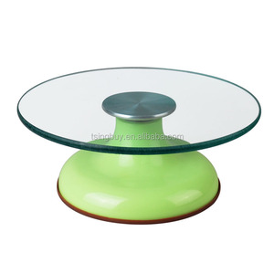 Plato giratorio de pastel de vidrio templado de 10 pulgadas/12 pulgadas/13 pulgadas - Product Image 2