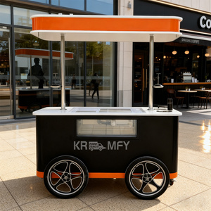OEM Miles Gelato Cart 4 Flavors Churning Machine Commercial Hard Ice <b>Cream</b> <b>Maker</b> Accept Customized Logo - Product Image 6