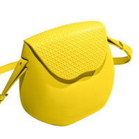 Sac bandoulière YM en cuir imperméable et EVA, mini sacoche mignonne en forme de gourde, couleur bonbon, 21x19cm pour femme