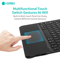 COTECi casing pelindung Keyboard, sarung HP terpisah magnetik RGB Backlit untuk iPad 7 8 9 10 11 Generation 10.2 10.9 inci