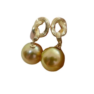 Pendientes de Plata S925 con Perlas DIY, Accesorio de Moda para Mujer, con Cuentas Redondas de 9-12 mm, Modelo 21827 - Product Image 5