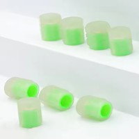 w615 Capuchon de valve de pneu universel lumineux en ABS, couvercle anti-poussière fluorescent pour voitures, vélos, motos, accessoires extérieurs