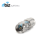 Adaptador RF INERGEK de 50 Ohm, 3.5mm Macho a 3.5mm Macho, Recto, DC-26.5GHz, Latón Chapado en Oro, Interconexión Coaxial de Precisión