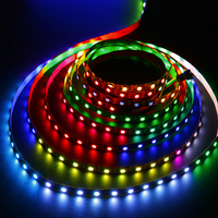 Cadena de Luces LED RGB 5050 Digitales Programables, Control DMX512, Clasificación IP65 para Uso en Interiores/Comercial, Iluminación de Escaleras