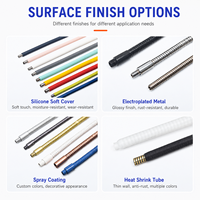 Tube flexible en acier inoxydable à col de cygne, pliable à 360 degrés, pour lampe de bureau, support de microphone, dispositifs médicaux, OEM personnalisé, RoHS CE