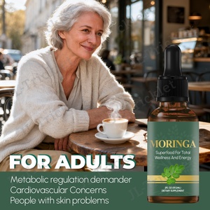 Julong Améliore les Niveaux d'Énergie Soutient la Santé Immunitaire Végétalien 60ml Gouttes Liquides <span class=keywords><strong>de</strong></span> Feuilles <span class=keywords><strong>de</strong></span> <span class=keywords><strong>Moringa</strong></span> - Product Image 4