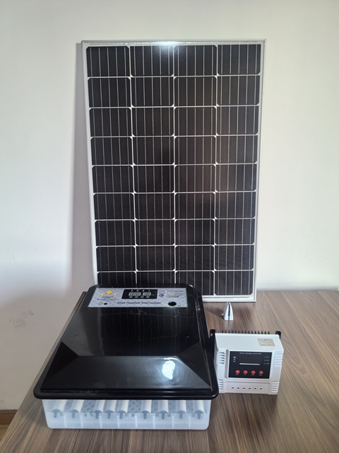 New Temperature  Humidity Controlled Solar  64 Egg Incubator with Plastic Tray
