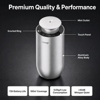Diffuseur d'huiles essentielles sans eau Dermey pour la maison, diffuseur de parfum électrique à brume froide, marche/arrêt automatique, bouteille en verre de 20 ml, utilisation en voiture