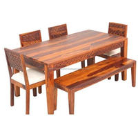 Ensemble de table à manger en bois exclusif de qualité supérieure fait à la main Design traditionnel pour l'école ou la cuisine