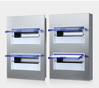 Caja de Distribución Eléctrica PZ30 de Chapa Galvanizada, Vacía, para 28-60 Módulos, para Centros de Datos, Salas de Servidores, Apartamentos de Lujo