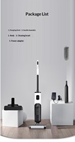 Nettoyeur vapeur 200W, aspiration puissante, alimenté par batterie, auto-nettoyant, modèle OEM personnalisé